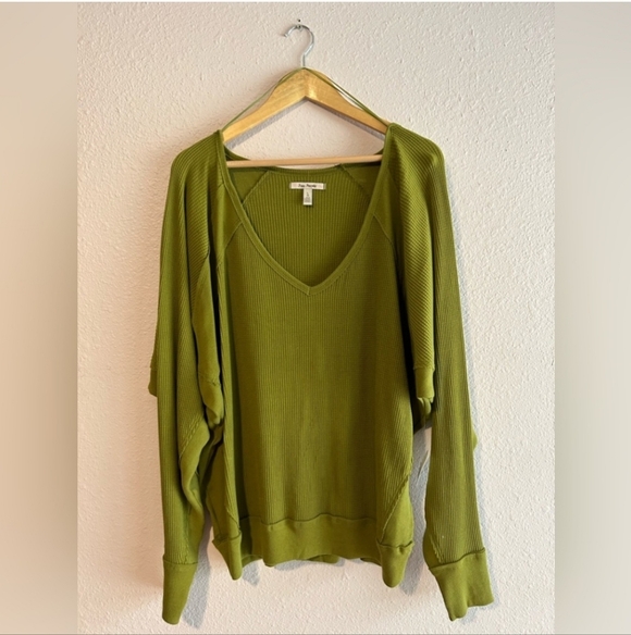 Free People Santa Clara Thermal Color Ferngully🎄 Size L NWT - Picture 3 of 5
